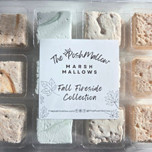 Load image into Gallery viewer, Packaged marshmallows with 'The Poshmallow' label on a clear tray