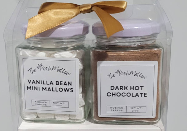 Marshmallows and Dark Hot Chocolate Gift Set